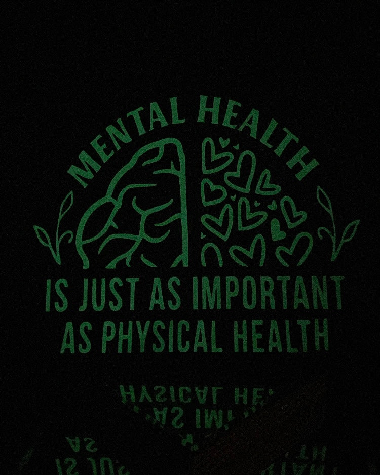 **Glow** Mental Health Is Just As Important Canvas Wall Art