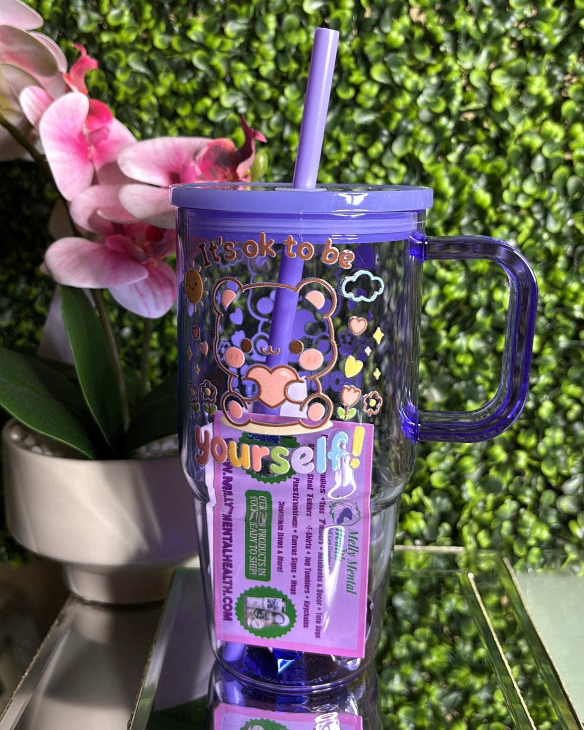 “It’s Ok To Be Yourself” Tumbler