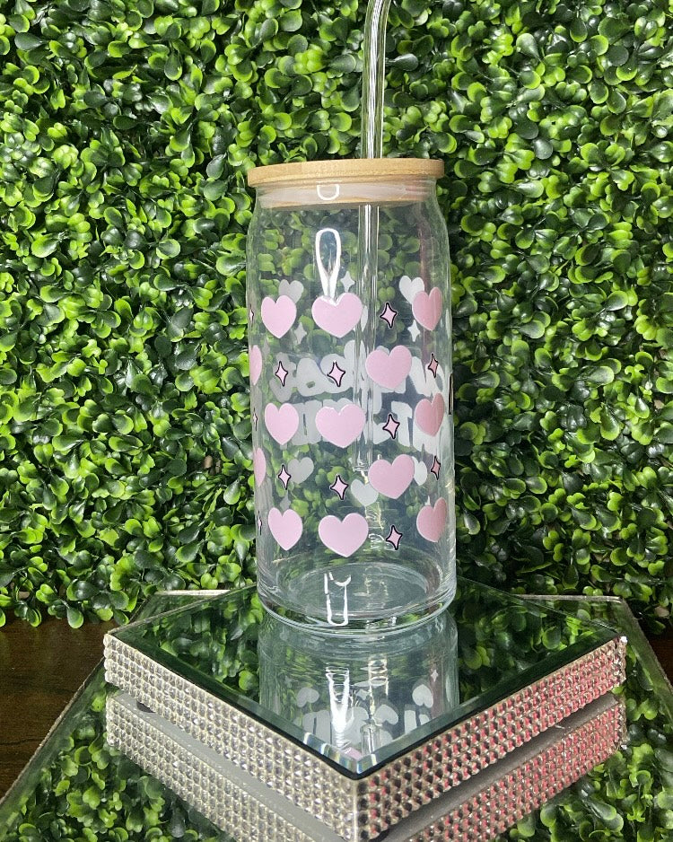 "Manifest That Shit" Glass Tumbler