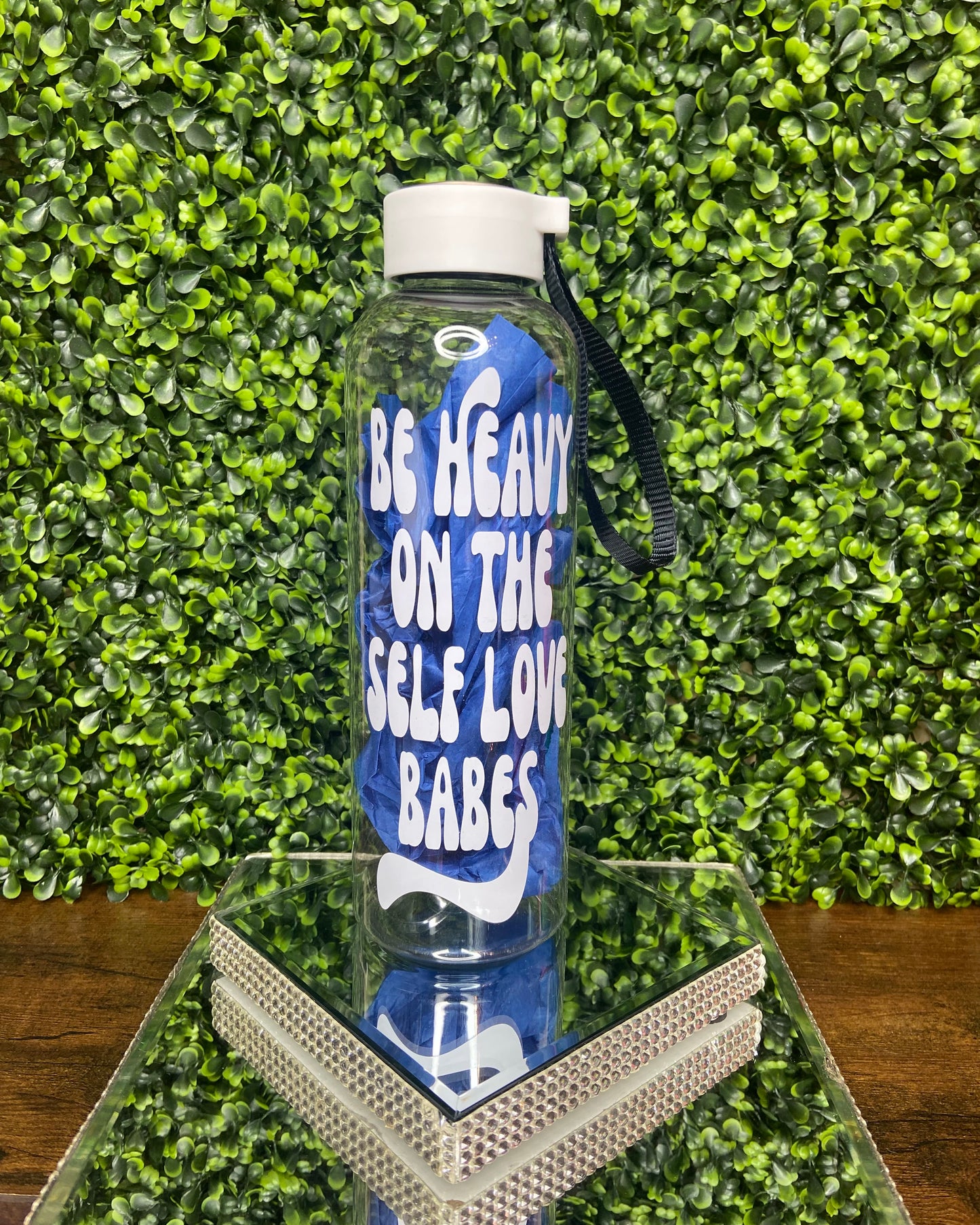 "Be Heavy on the Self Love Babes” Water Bottle