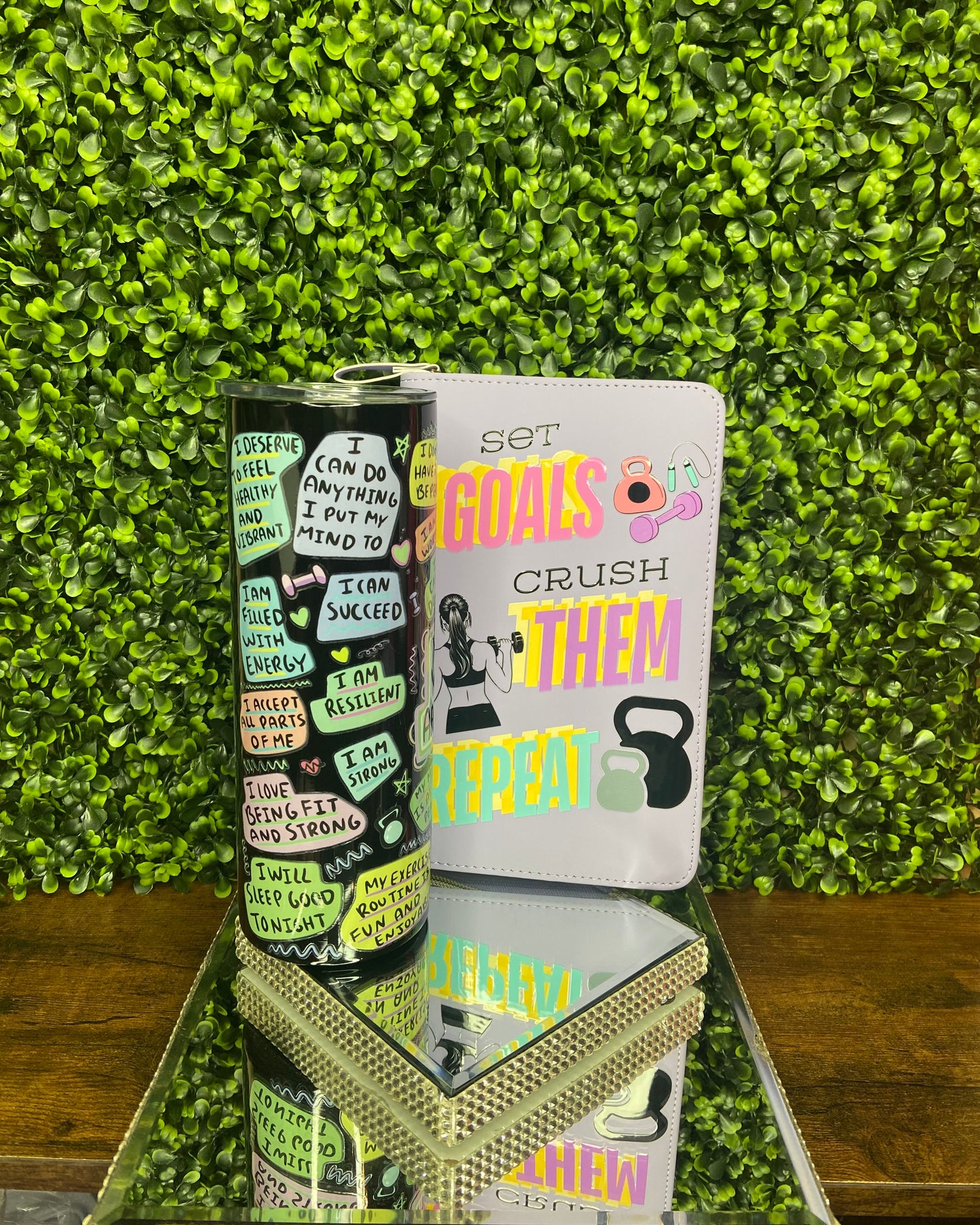 "My Daily Workout Affirmations" Tumbler