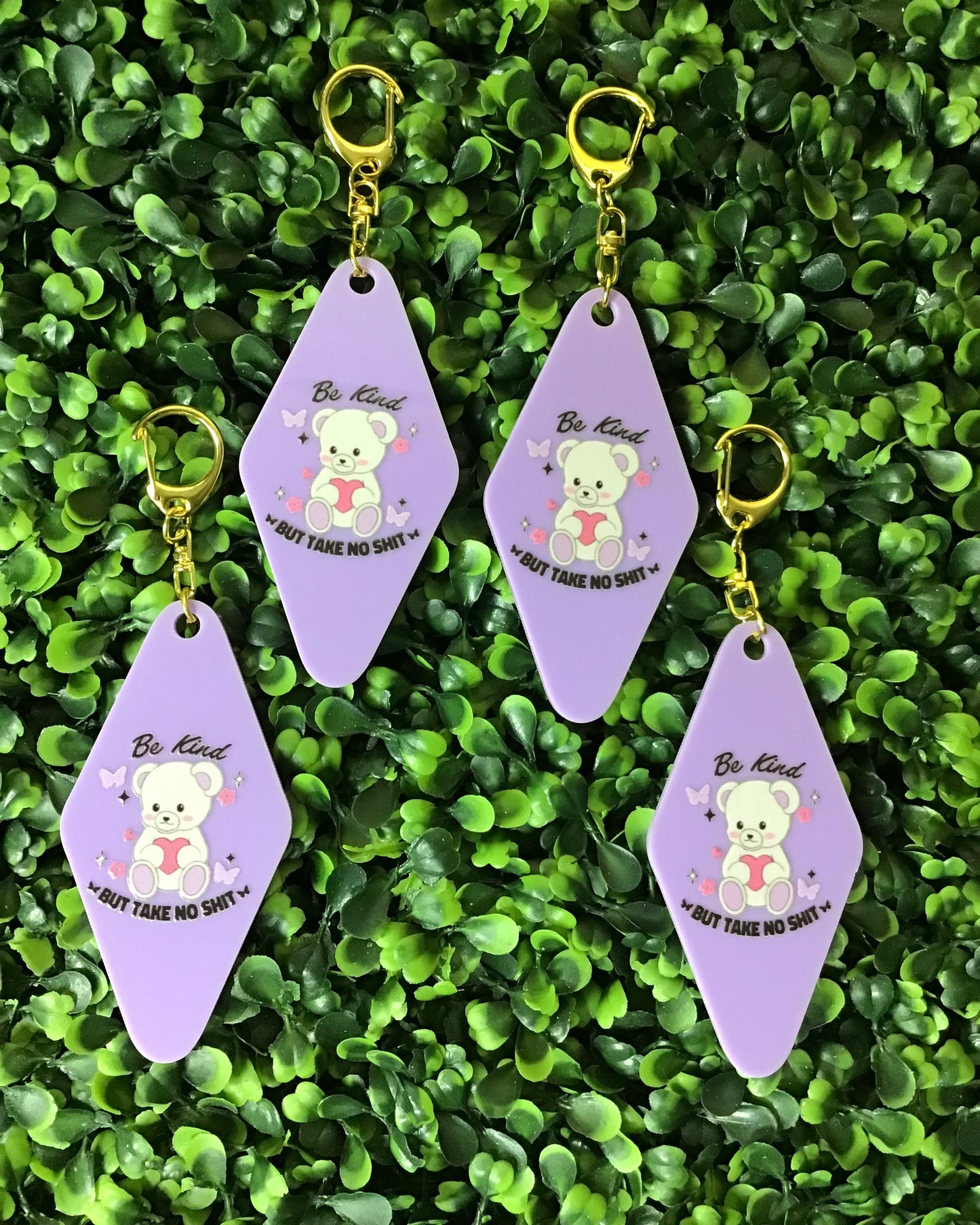 "Be kind but don't take no shit" Keychain