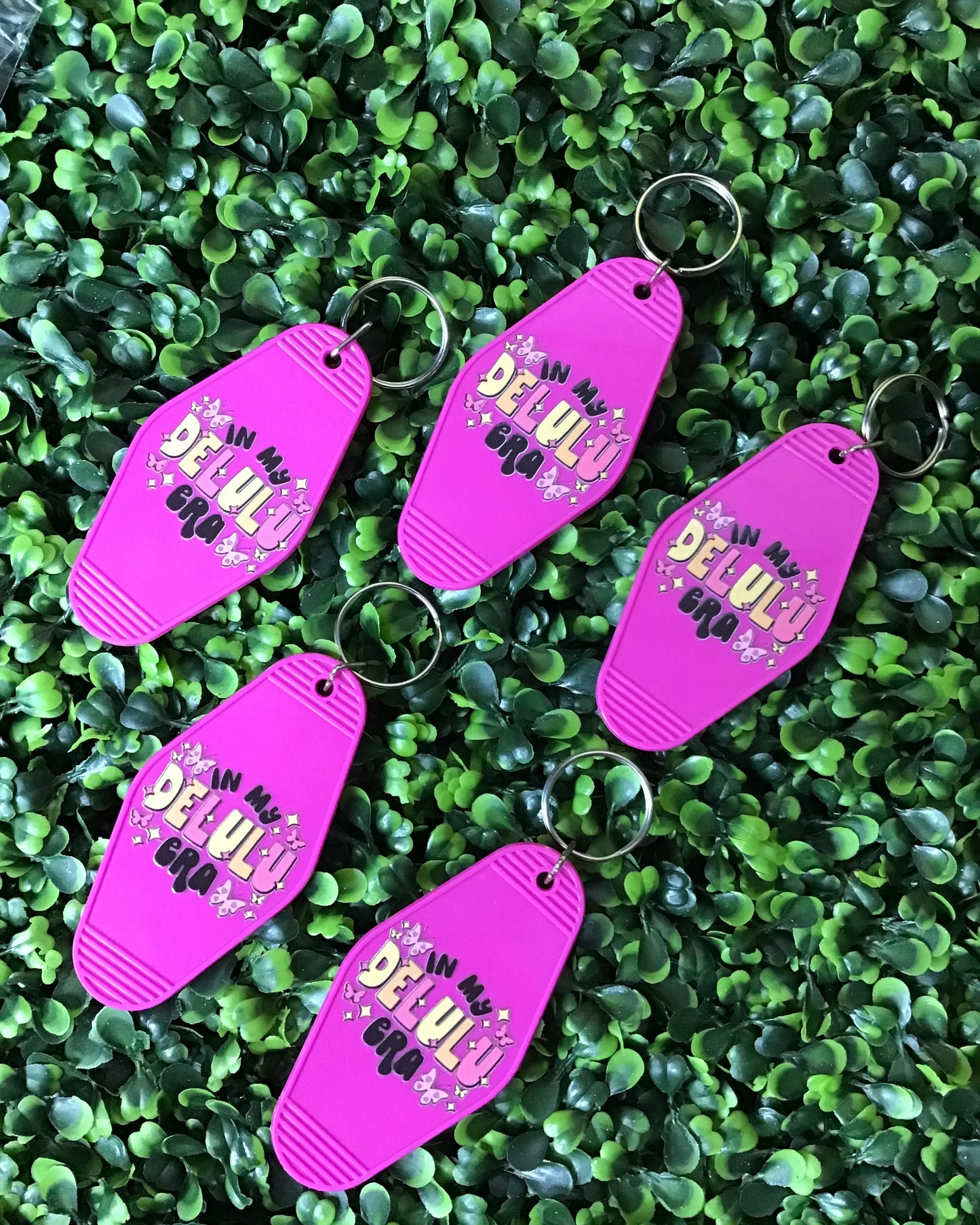 "In my Delulu Era" Motel Keychain