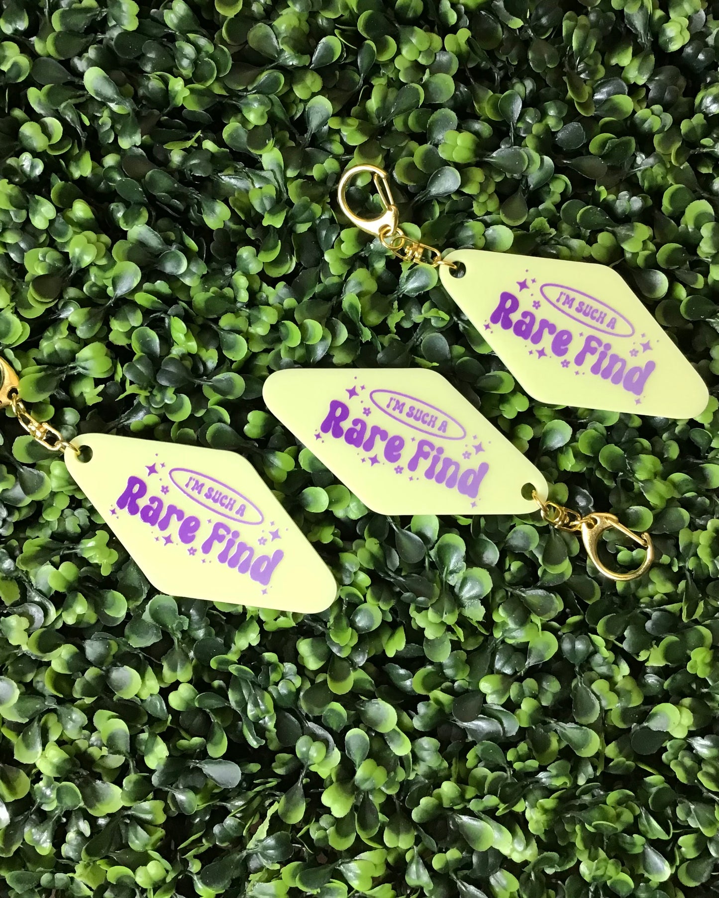 "I'm Such a Rare Find" Keychain