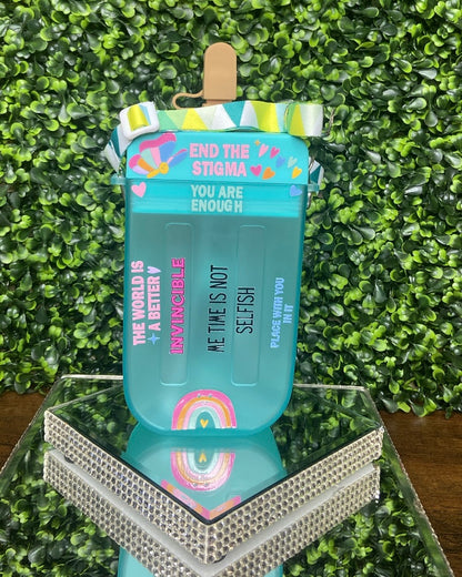 “It’s Ok to Not Be Ok” Popsicle Water Tumbler