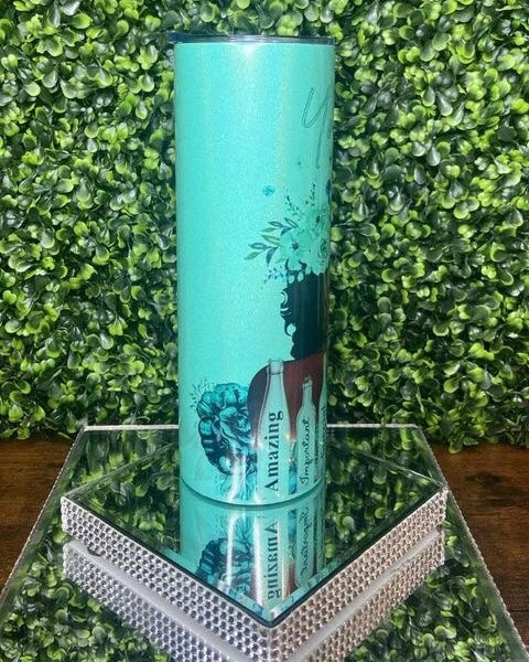 “You Are” Blue Holographic Tumbler