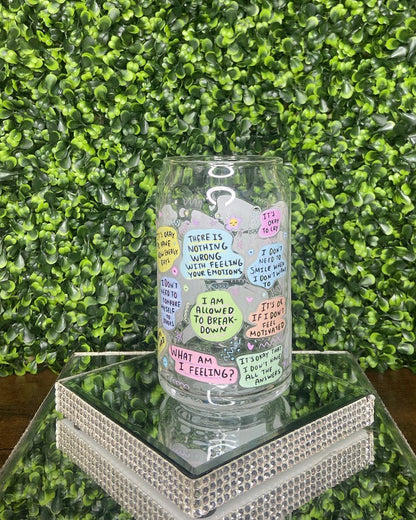 "My Mental Breakdown Cup" Glass Tumbler