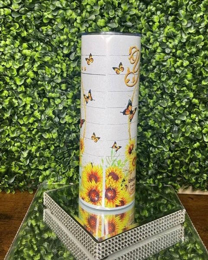 “You Are” White Holographic Tumbler