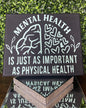 **Glow** Mental Health Is Just As Important Canvas Wall Art