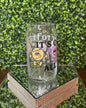 "It's Okay To Feel The Feels" Mental Health Glass Tumbler