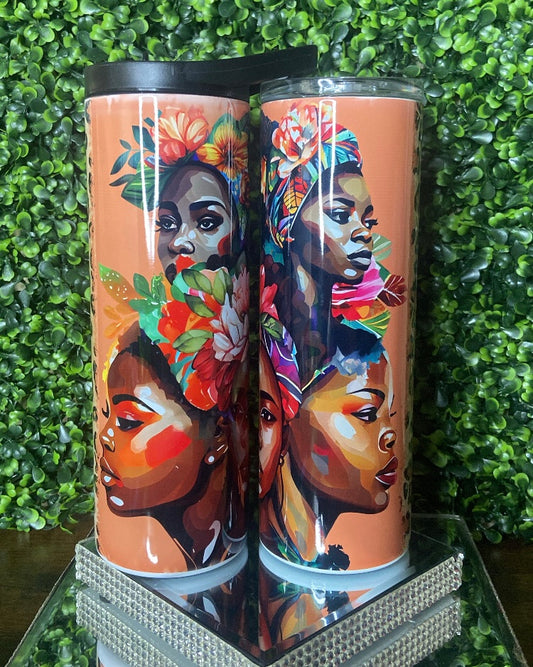 Black Women Tumbler