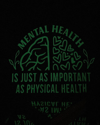 **Glow** Mental Health Is Just As Important Canvas Wall Art