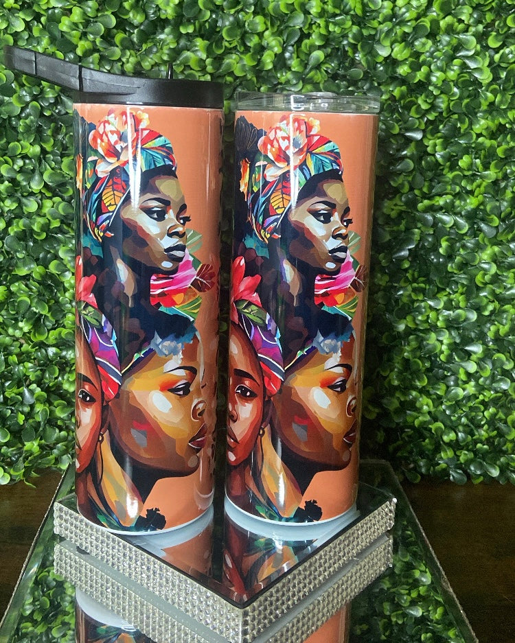 Black Women Tumbler