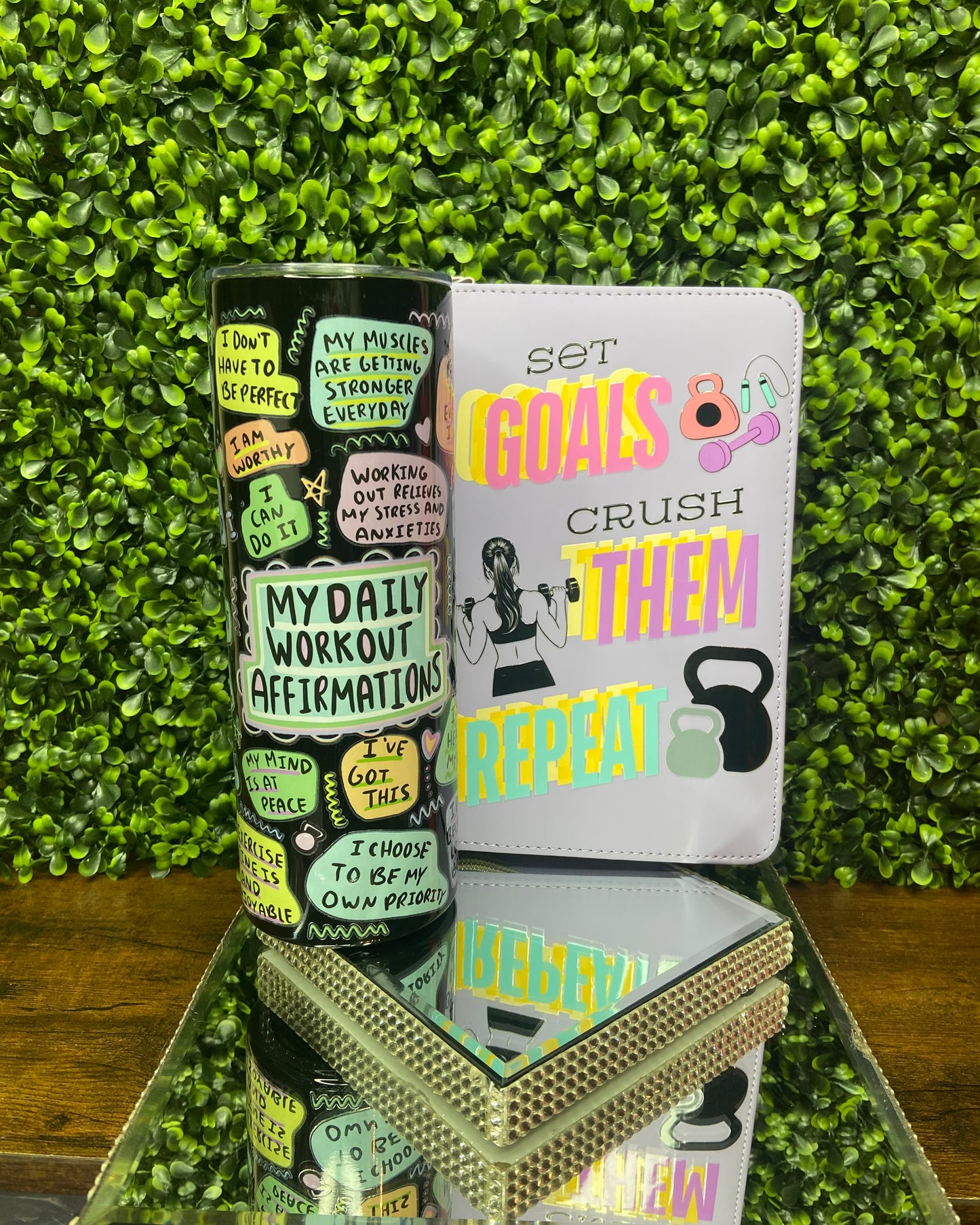 "My Daily Workout Affirmations" Tumbler