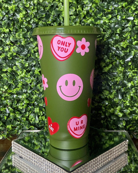 Green Valentine Tumbler