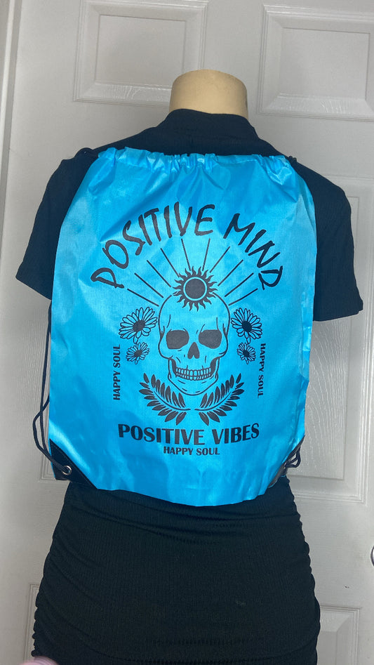 “Positive Mind” Drawstring Backpack