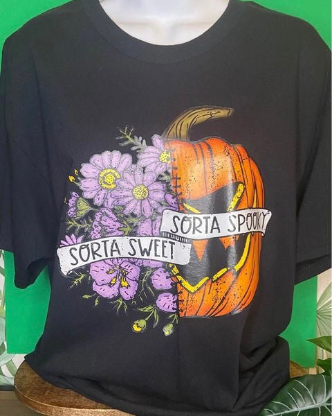 "Sorta Sweet Sorta Spooky" Short Sleeve T-Shirt