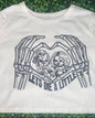 "Let's Die a Little" Halloween Crop Top