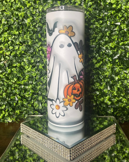 Glow Halloween Ghost Tumbler