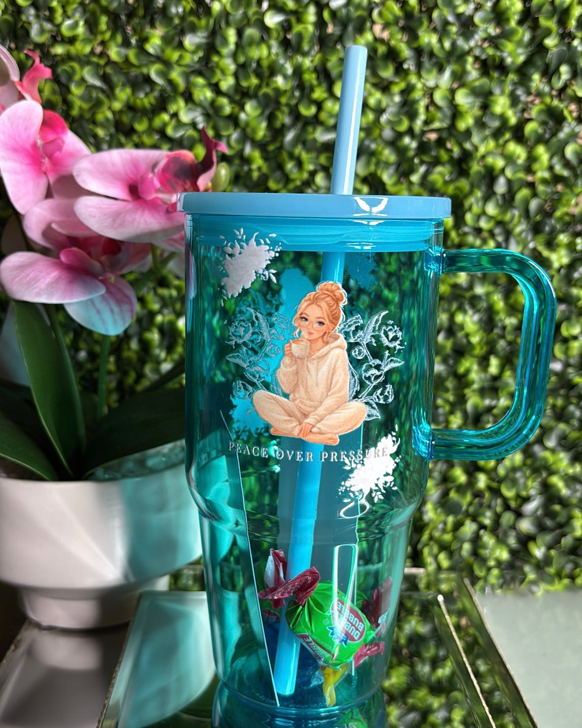 “Peace Over Pressure” Tumbler