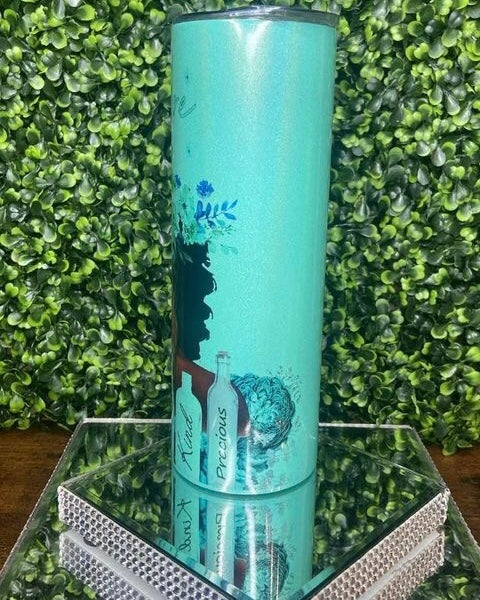 “You Are” Blue Holographic Tumbler
