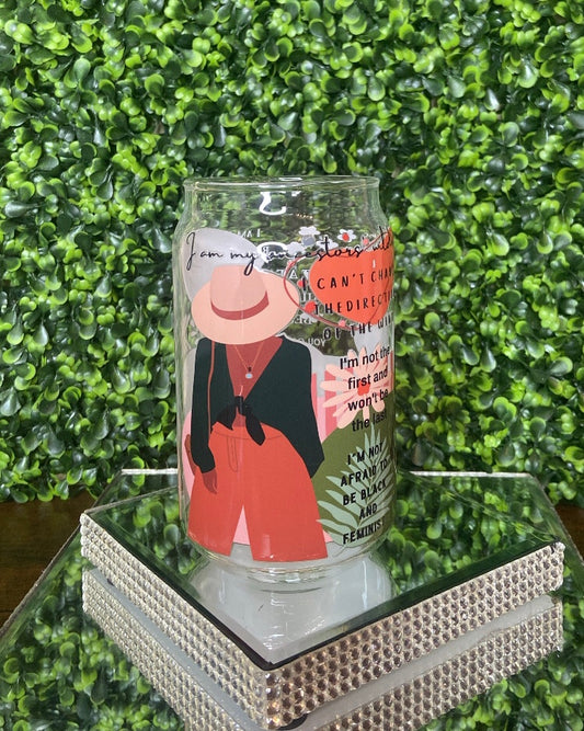 "I Am My Ancestors Wildest Dreams" Glass Tumbler