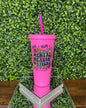 “Mental Health Matters” Pink Tumbler