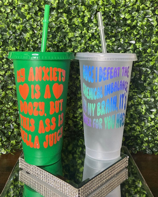 “Thick and Tired/Chemical Imbalance” Tumbler