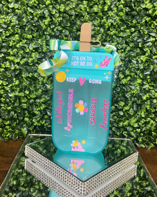 “It’s Ok to Not Be Ok” Popsicle Water Tumbler