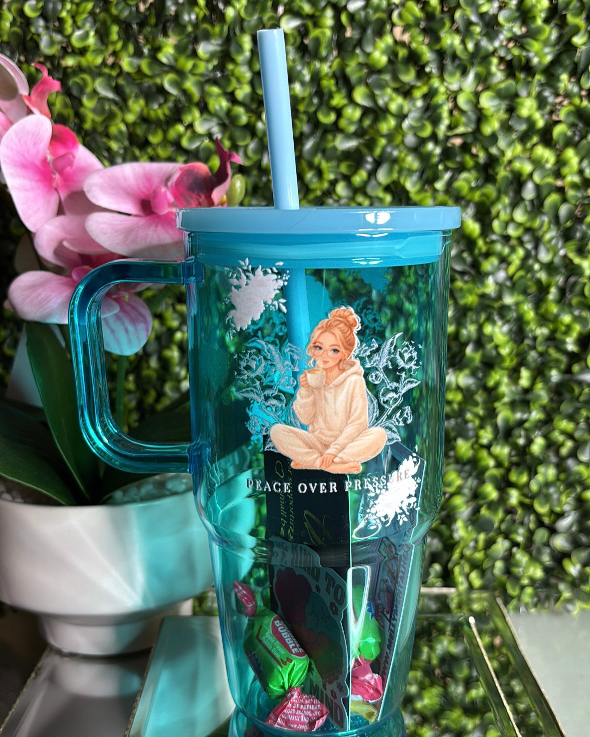 “Peace Over Pressure” Tumbler