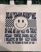"Dear Person Behind Me" Canvas Tote Bag