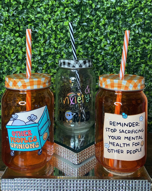 Motivational Jar Tumblers