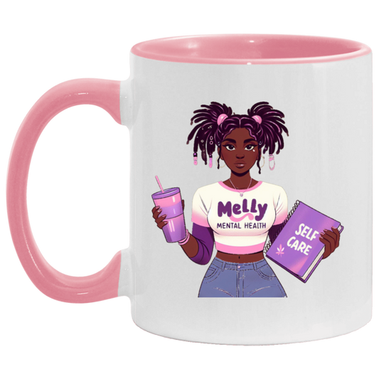 Melly Mental Health Self-Care Accent Mug