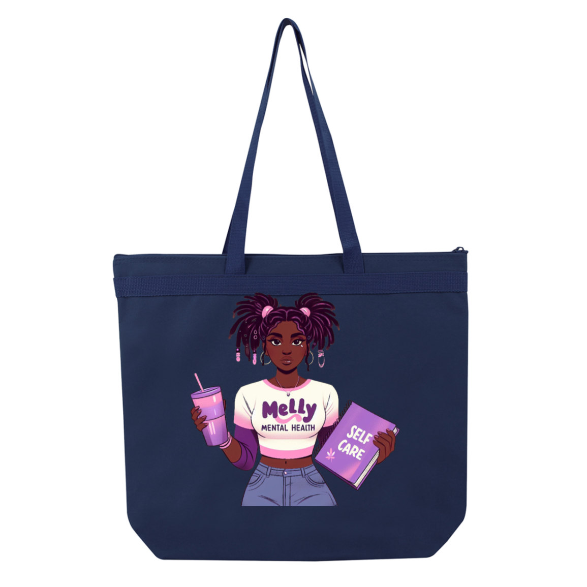 Melly Mental Health Self-Care Tote