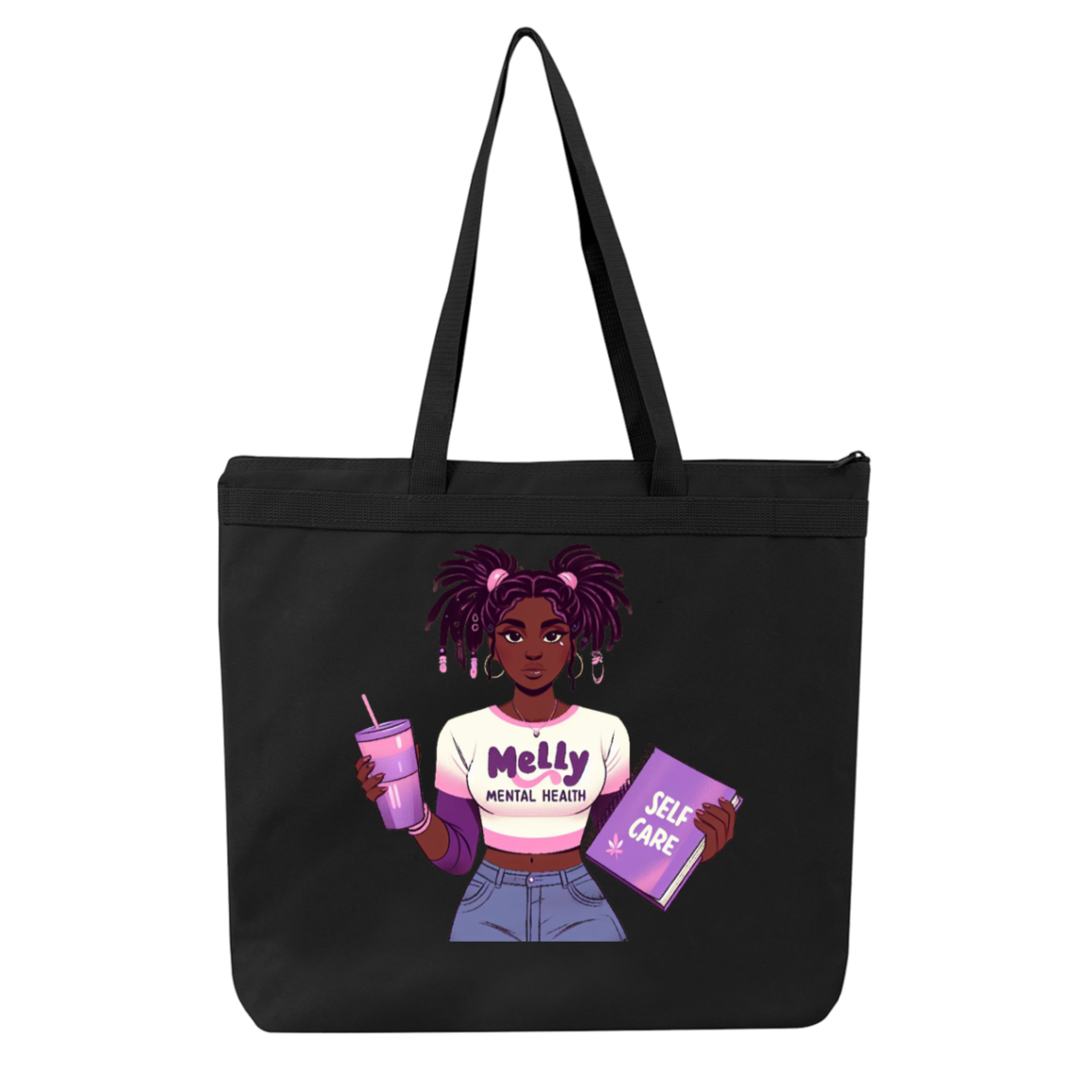Melly Mental Health Self-Care Tote