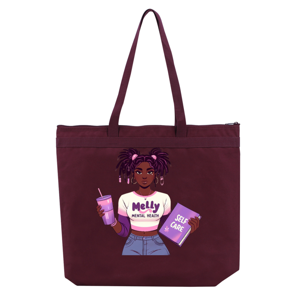 Melly Mental Health Self-Care Tote