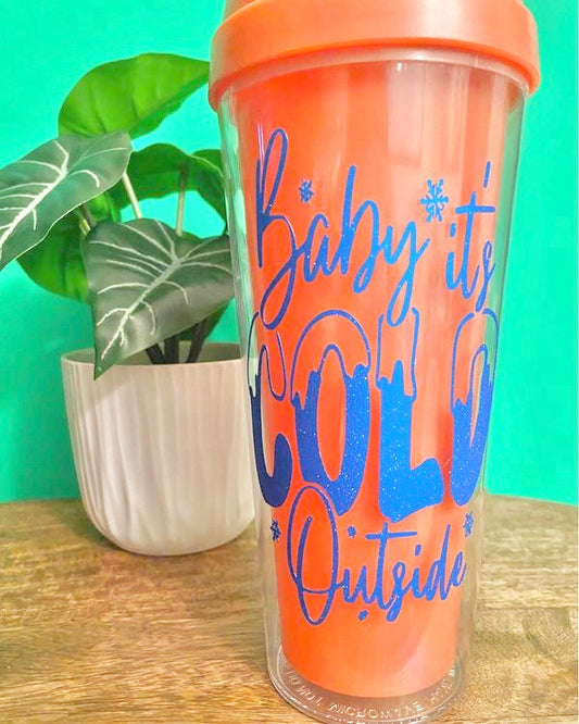"Baby It’s Cold Outside" Coffee Color Changing Tumbler