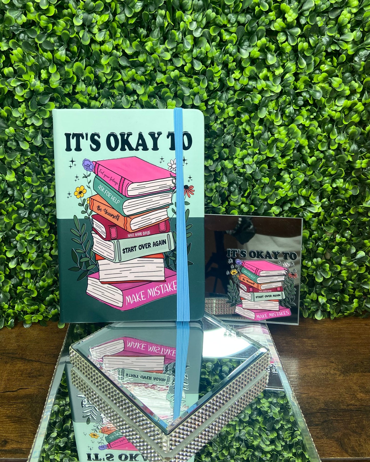 “It’s Okay To” Journal & Decor Set