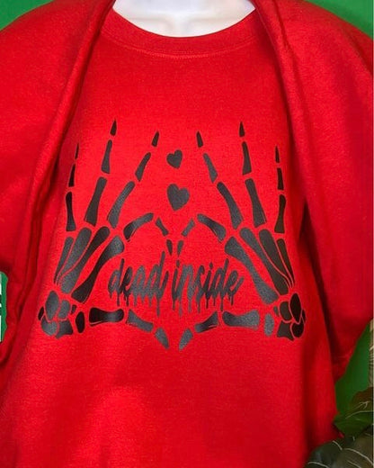 “Dead Inside” Cozy Crewneck Sweatshirt