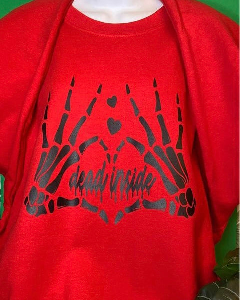 “Dead Inside” Cozy Crewneck Sweatshirt