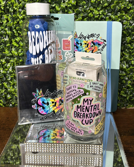 “Self Worth” Color Block Journal & Decor Set