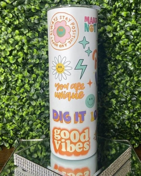 “Positive Vibes Only” Tumbler