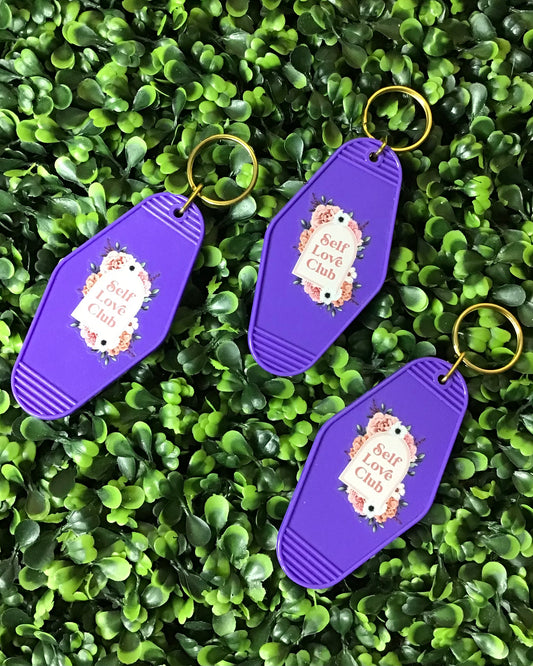 "Self Love Club" Motel Keychain