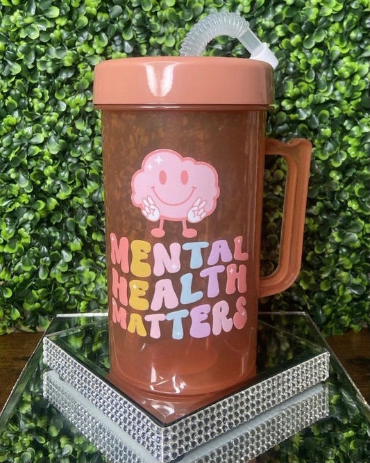 "Mental Health Matters" Jumbo Jug Tumbler